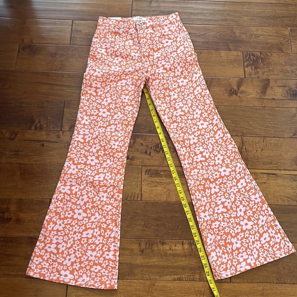Cotton On Bella Daisy Cheer Pink Flare Jean Size 6 - Picture 11 of 15